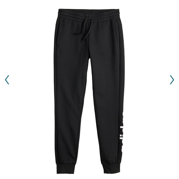 Women's adidas Linear Logo Fleece Sweatpants - Picture 2 of 4